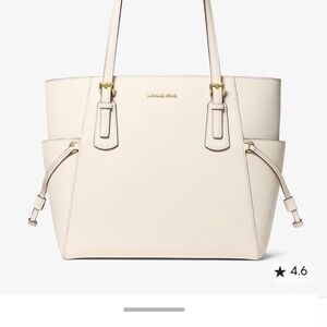 NWT Michael Kors Elegant Optic White Tote